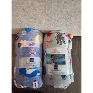 The Big One Disney Plush Blankets lot